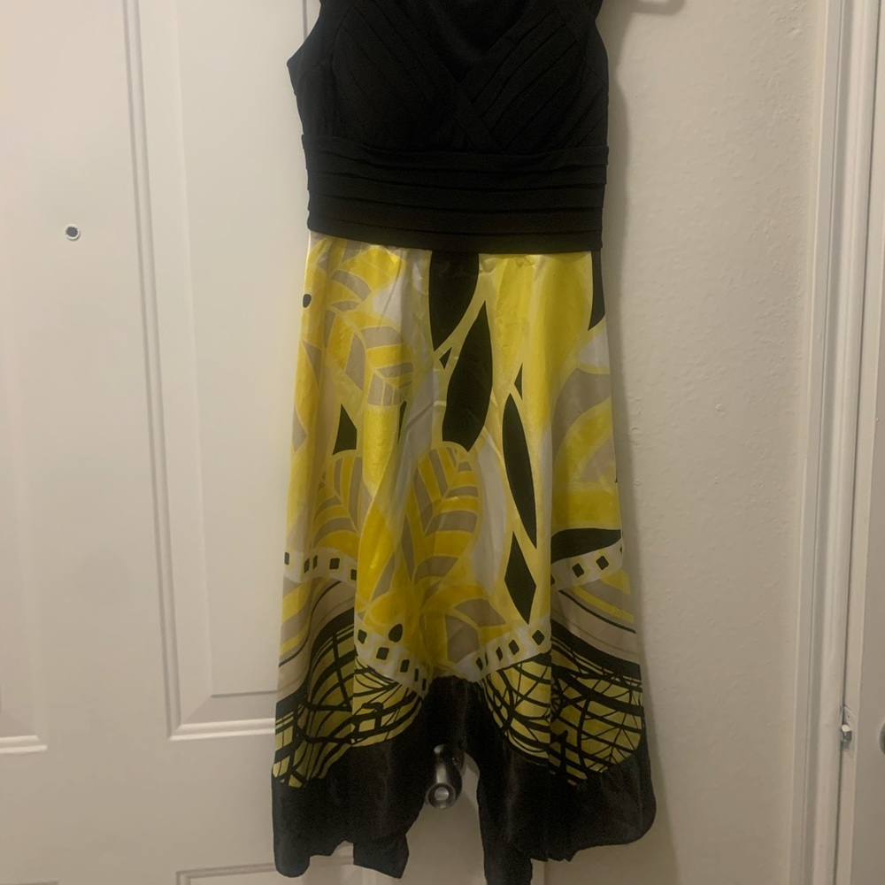 Silk scarf dress